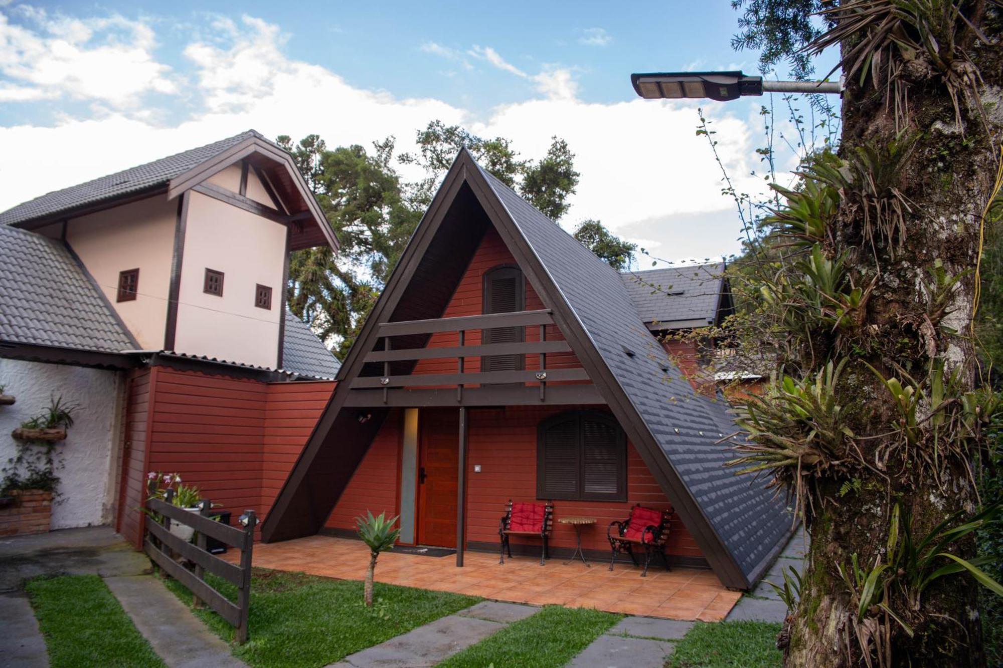 Chale Pinot Com Lareira Villa Campos do Jordao Ngoại thất bức ảnh
